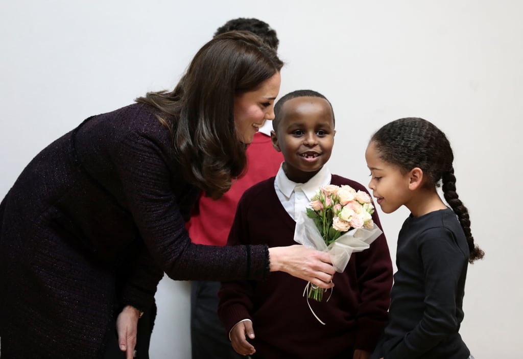 Kate Middleton With Little Boy at Portobello Trust Dec. 2017