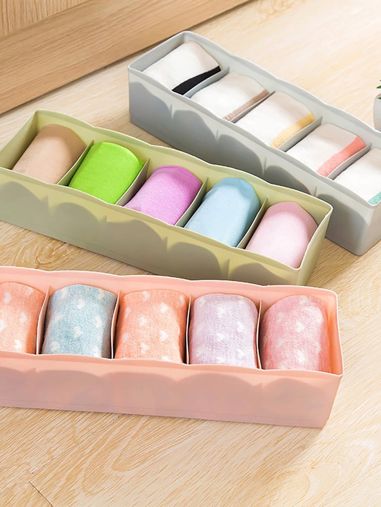 Random Colour Five Compartment Storage