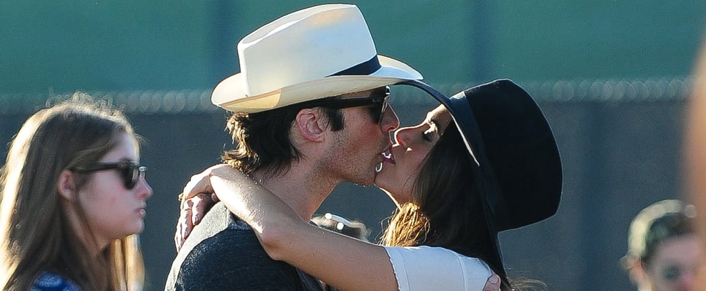 Ian Somerhalder and Nikki Reed Kiss at Coachella | Pictures