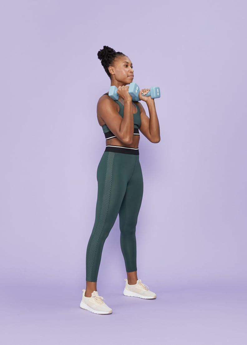 ? Photographer: Sam Kang ? Image w/ model: 2 Year Standard Contract. ? Expires: 11/09/2023? Restrictions: Editorial and internal use only. No print or advertising. ? Model (Left to Right): Sara (She/Her/Hers)? Product Credits: POPSUGAR 8lb dumbbells, Spli