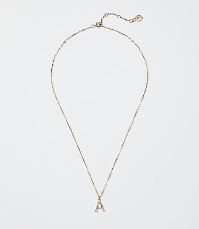 Loft initial necklace hotsell