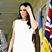 Meghan Markle Karen Gee White Dress Australia October 2018