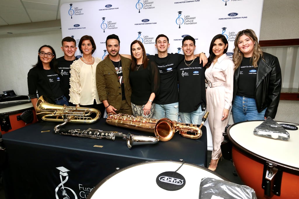 Luis Fonsi Joins Latin Grammy in the Schools Program in PR