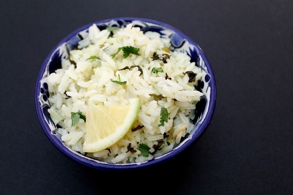 Get the recipe: lemon and cilantro rice