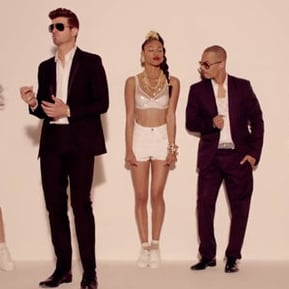 Robin Thicke "Blurred Lines" Music Video
