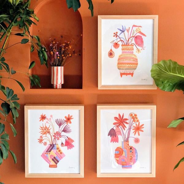 Fiori Art Print by Justina Blakeney
