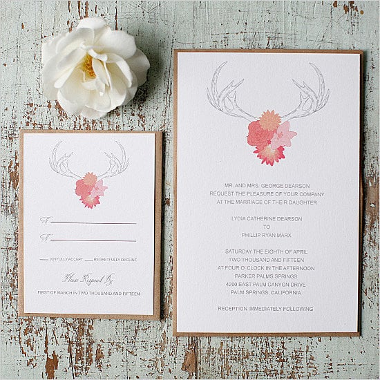 Wow — bet you thought you had to spend a boatload on wedding invites. Well, think again. POPSUGAR Smart Living has rounded up some of the best wedding-invitation printables on the web, ranging from the artsy to the sweet, that might just change your mind on purchasing invites.
Source: Wedding Chicks