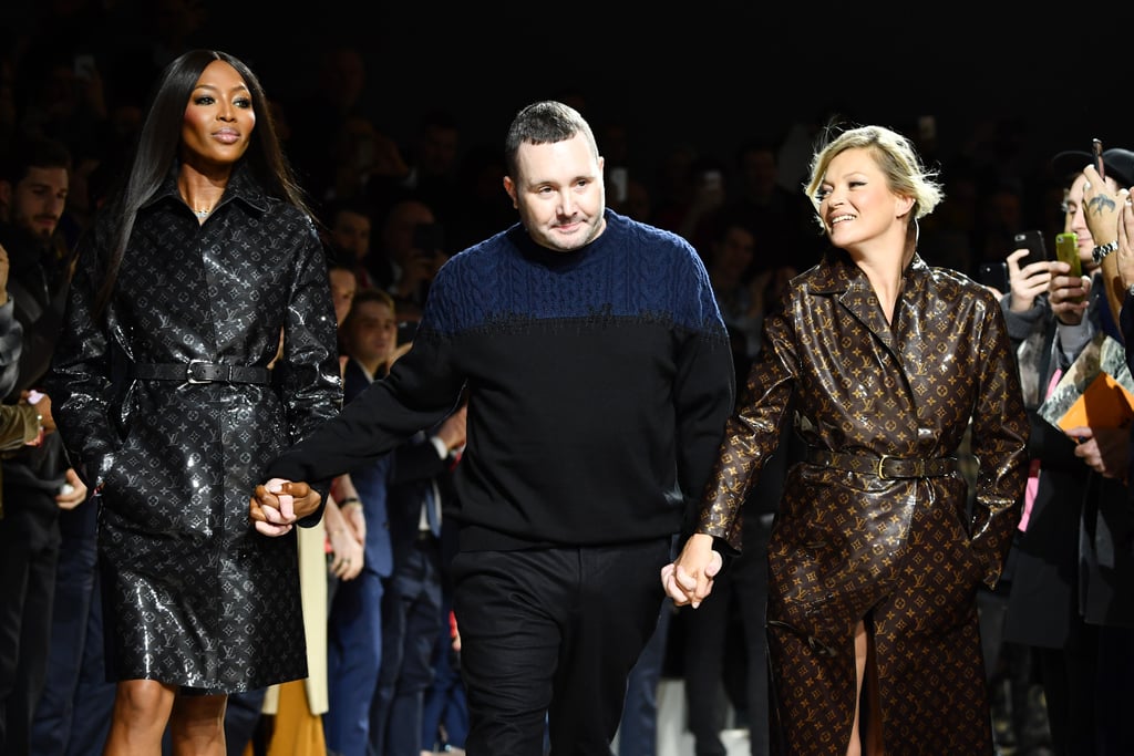 Kate Moss and Naomi Campbell Louis Vuitton Runway Jan 2018