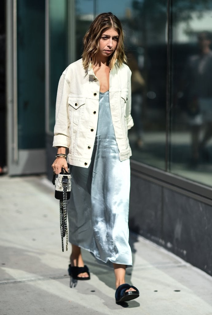Swap Your Your Old Jean Jacket For a Modern White Version