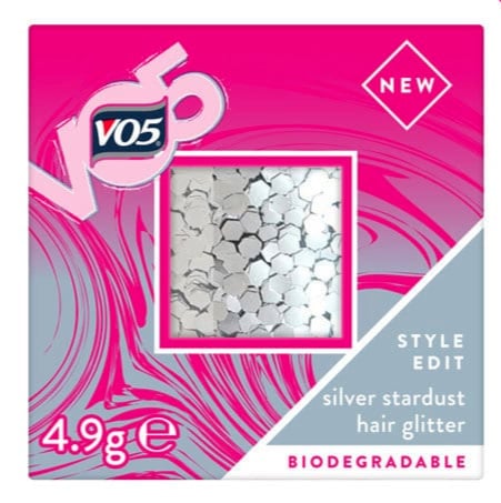 vo5 stardust popsugar glitter silver hair
