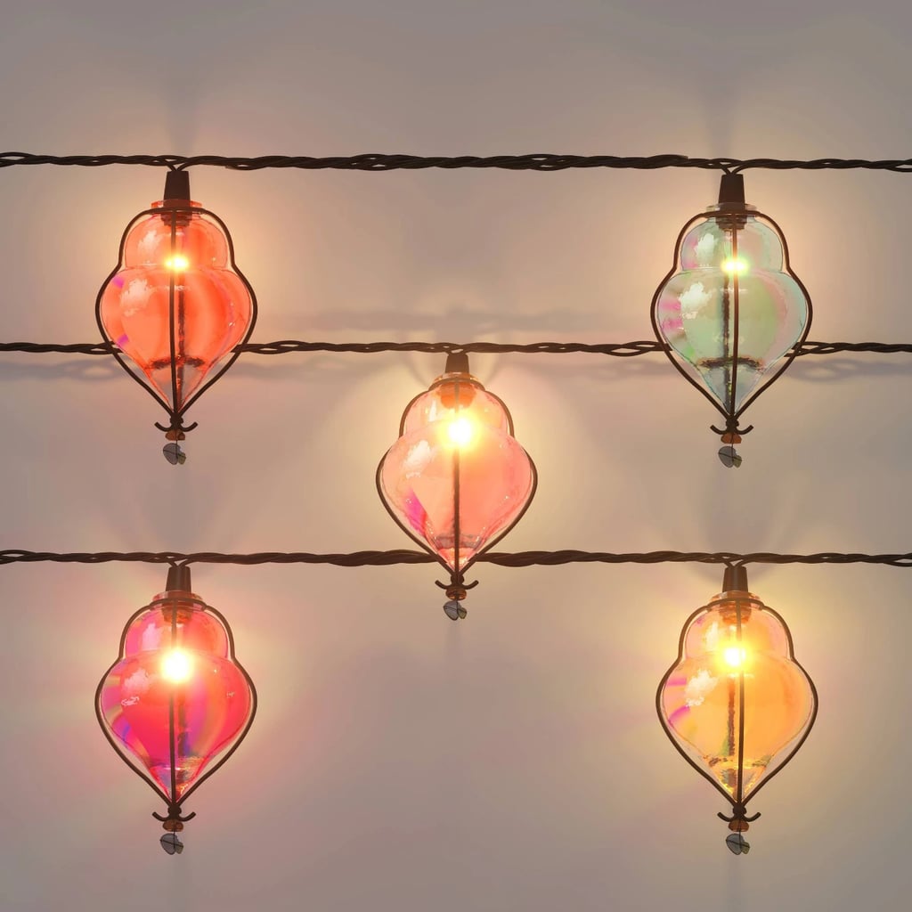 Opalhouse 10ct Incandescent Mini Teardrop Outdoor String Lights Multi-Coloured