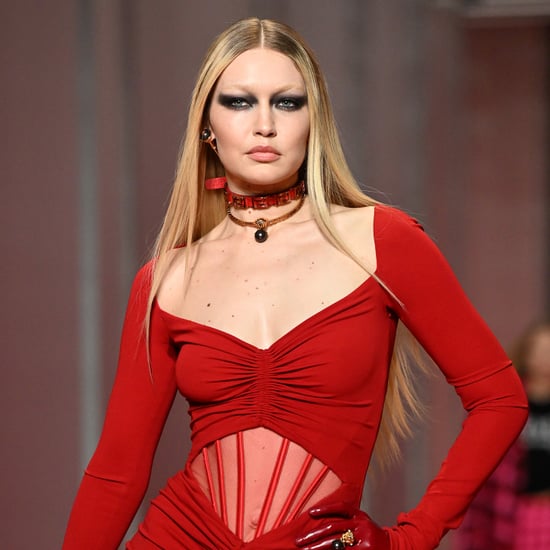 Gigi and Bella Hadid's Bleached Eyebrows at the Versace Show