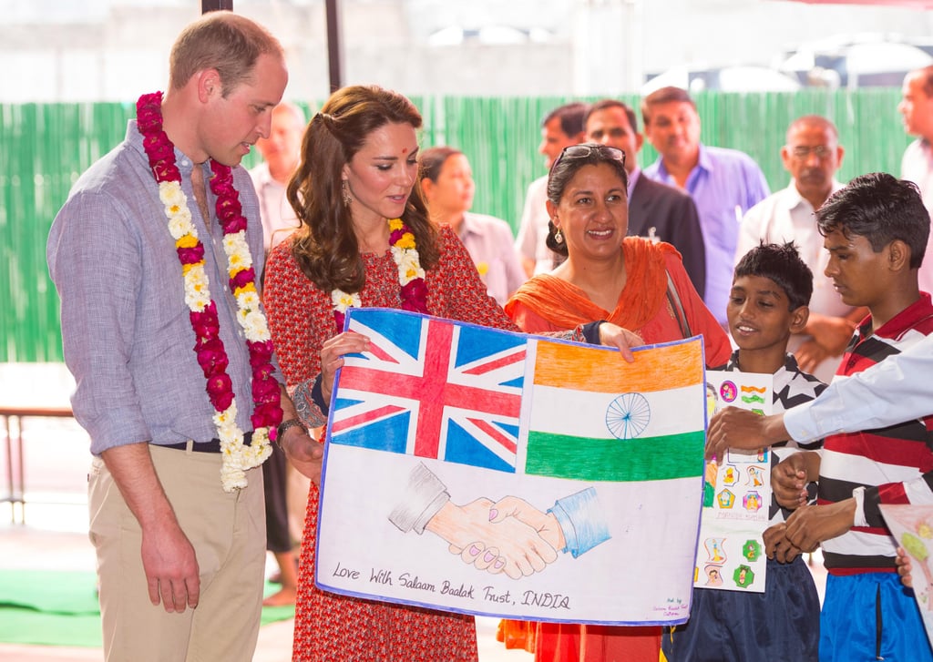 Kate Middleton Moments With Kids in India 2016