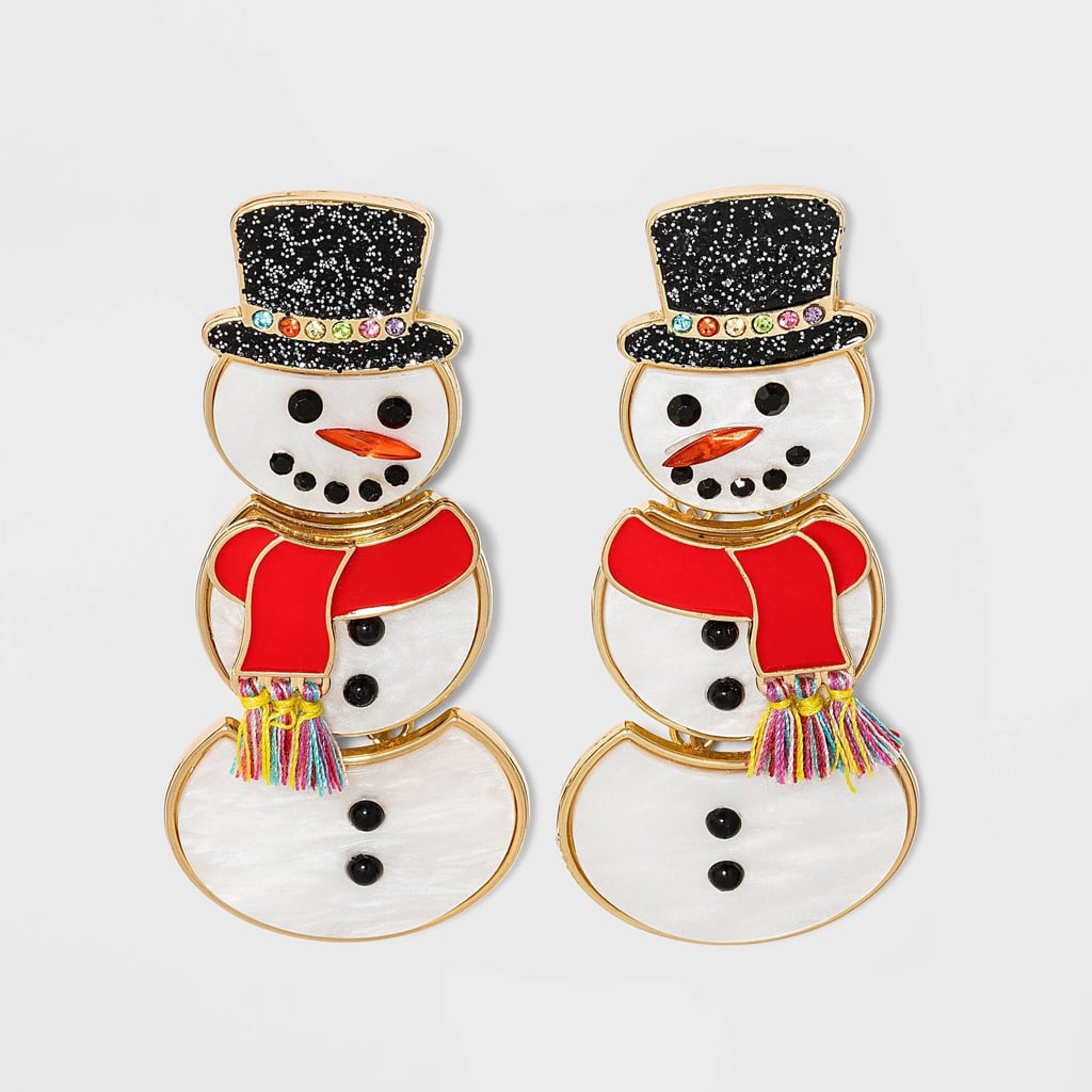 Snowmen Earrings: Sugarfix by BaubleBar Snowman Drop Earrings