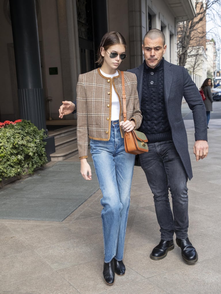 Kaia Gerber in Milan