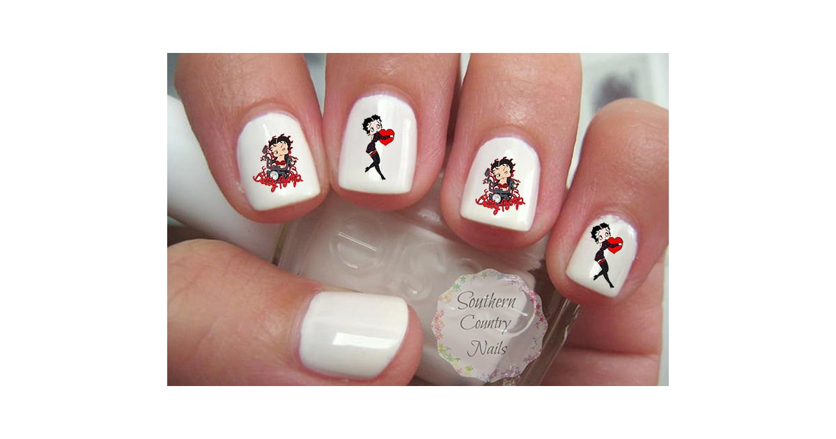 Betty Boop Nail Decals | Betty Boop Beauty Gift Guide | POPSUGAR Beauty ...