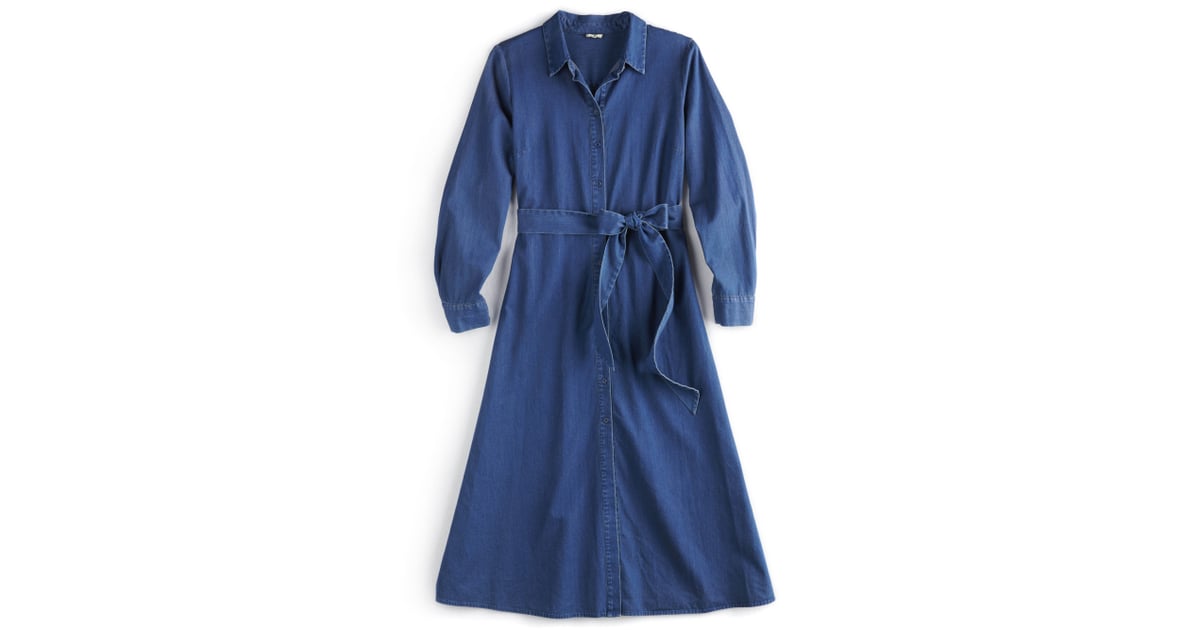Denim Midi Shirt Dress POPSUGAR at Kohl's Collection 2018 POPSUGAR