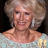 The Duchess of Cornwall wearing the pendant in 2013. | Queen Elizabeth