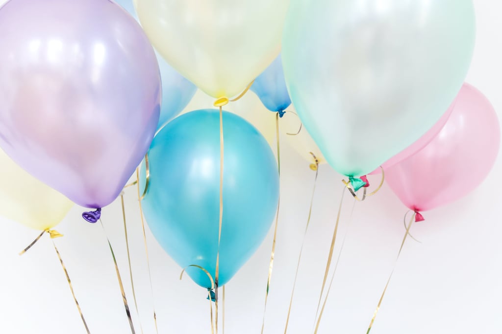 Pastel Balloons Zoom Background