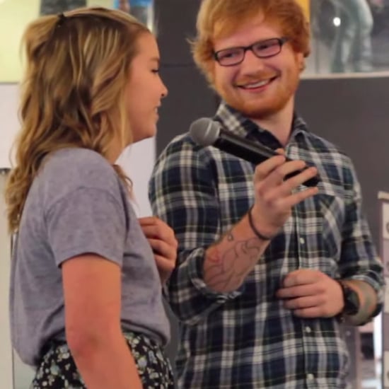 Ed Sheeran Surprises a Teen Fan at the Mall | Video