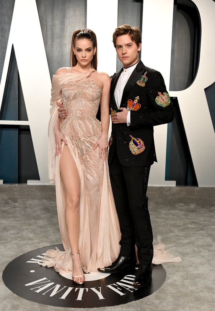 Barbara Palvin and Dylan Sprouse at the Vanity Fair Oscars Afterparty