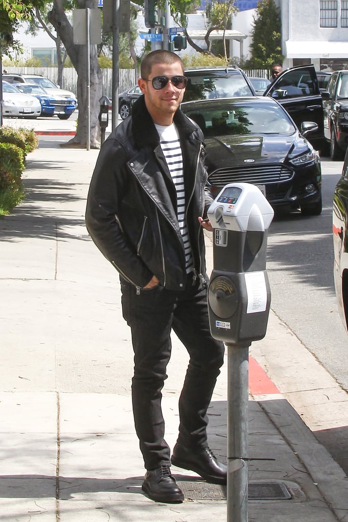 Nick Jonas Out in LA March 2016