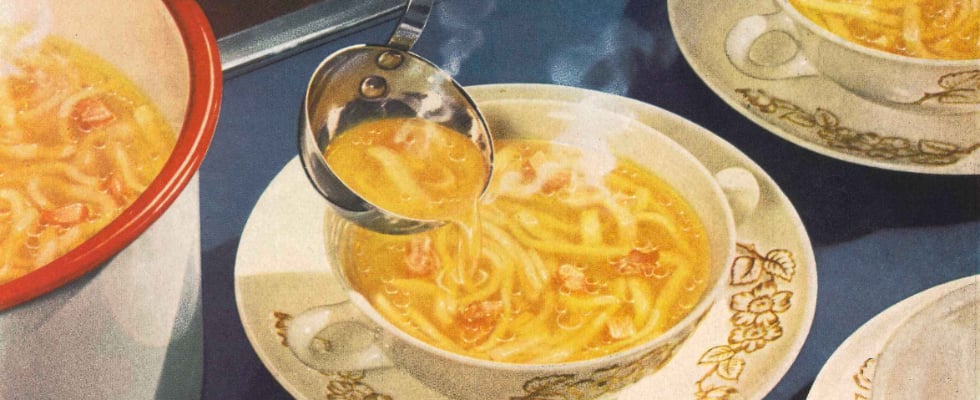Campbell's Chicken Noodle Soup Vintage Ads