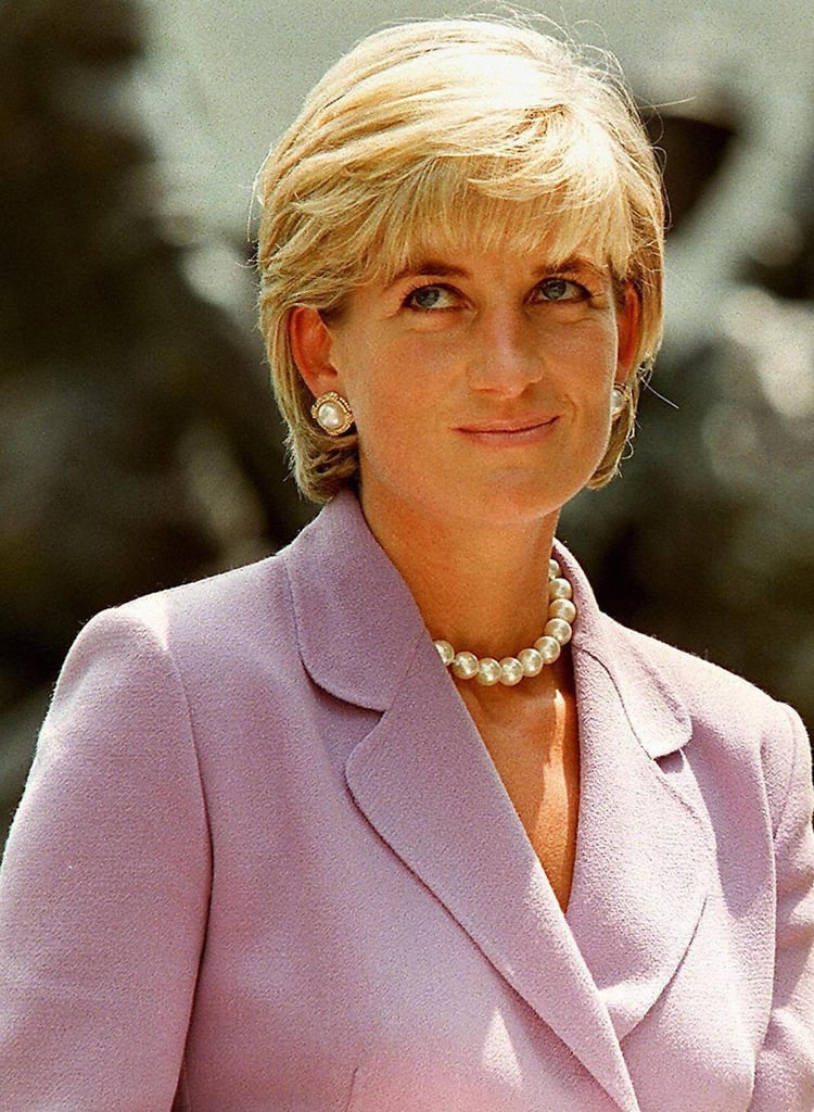 Princess Diana With a Grown-Out Pixie in 1997