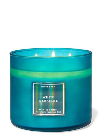 White Gardenia Three-Wick Candle