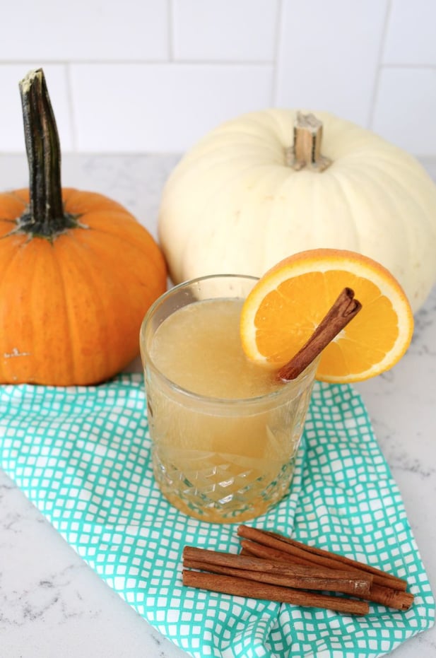 Spiced Cider Lemonade Cocktail