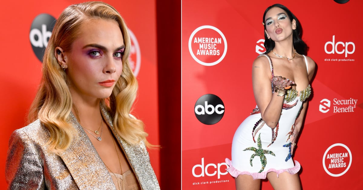 The American Music Awards Red Carpet Is in Full Swing With Sparkling Designer Looks