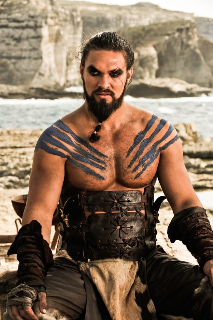Does it get any better than Khal Drogo's war-painted pecs? We think not.