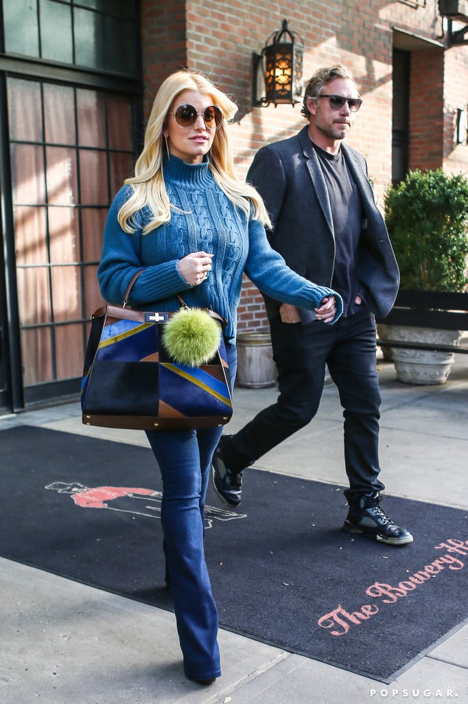 Jessica Simpson and Eric Johnson in NYC November 2015