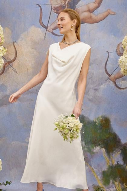 RIXO London Ana Satin Back Silk Crepe