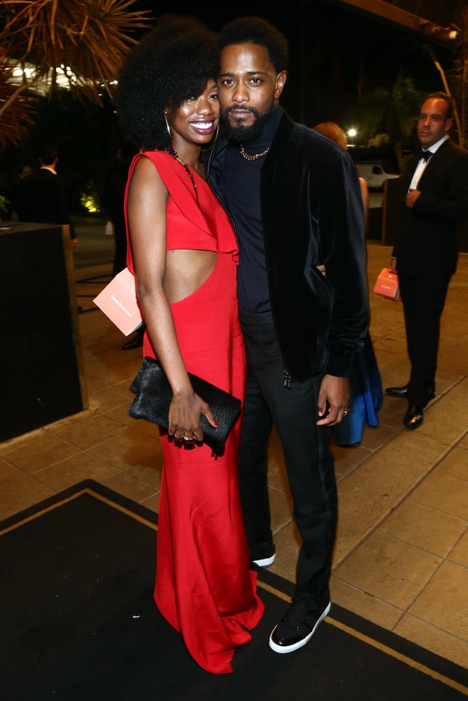 Pictured Xosha Roquemore and Lakeith Stanfield Celebrities at the