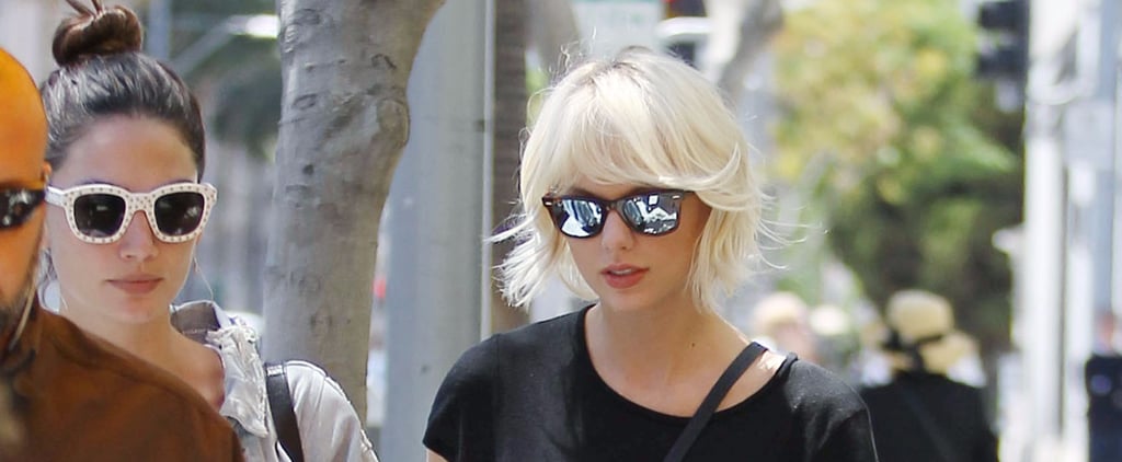 Taylor Swift and Lily Aldridge Having Lunch in LA April 2016