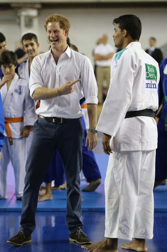 Prince Harry at the World Cup in Brazil