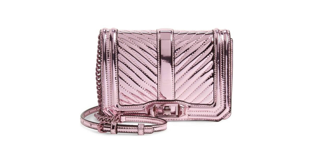 rebecca minkoff metallic pink