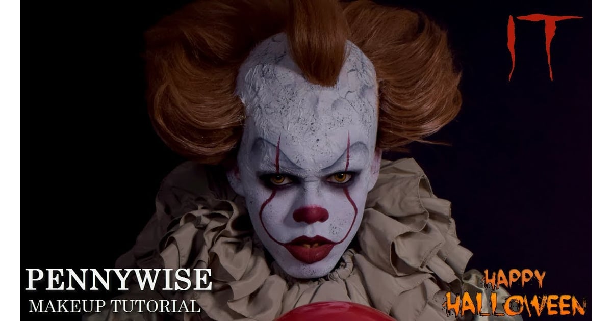 It Pennywise The Clown Makeup Tutorials Popsugar Beauty