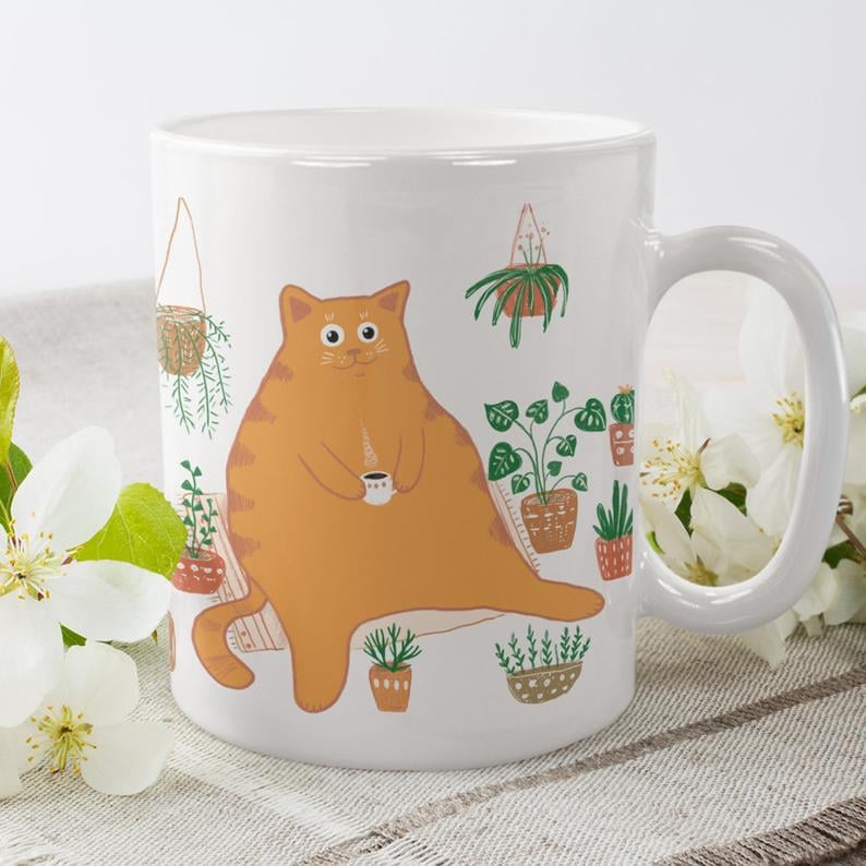 Orange Cat Mug