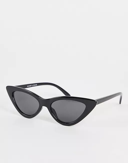Monki Cat Eye Sunglasses in Black