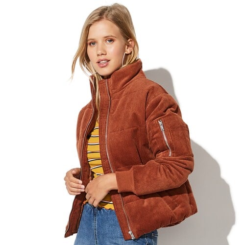 Vylette Corduroy Puffer Jacket