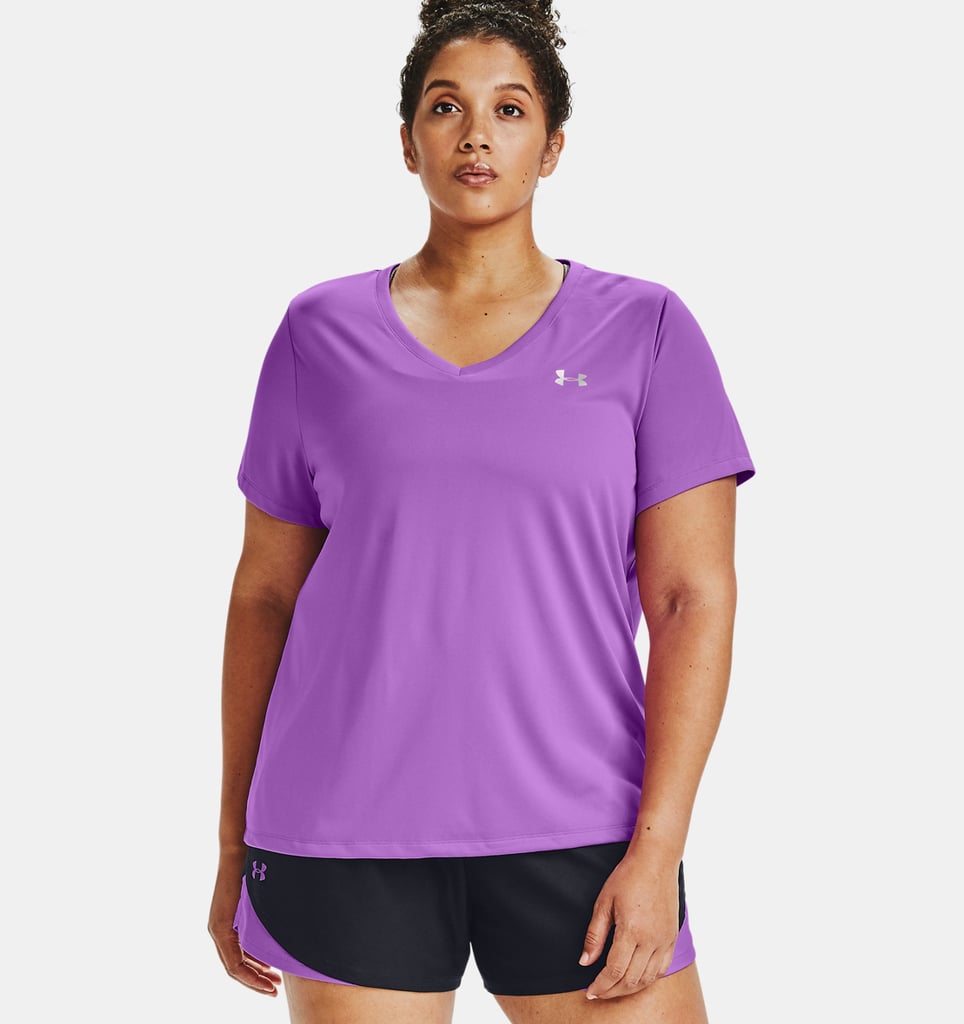 UA Tech™ Short Sleeve V-Neck | Off-Duty Workout Clothes You Can Stretch ...