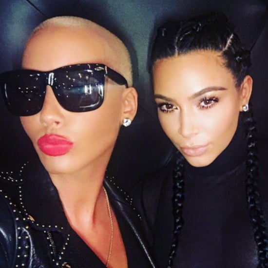 Kim Kardashian and Amber Rose Selfie February 2016