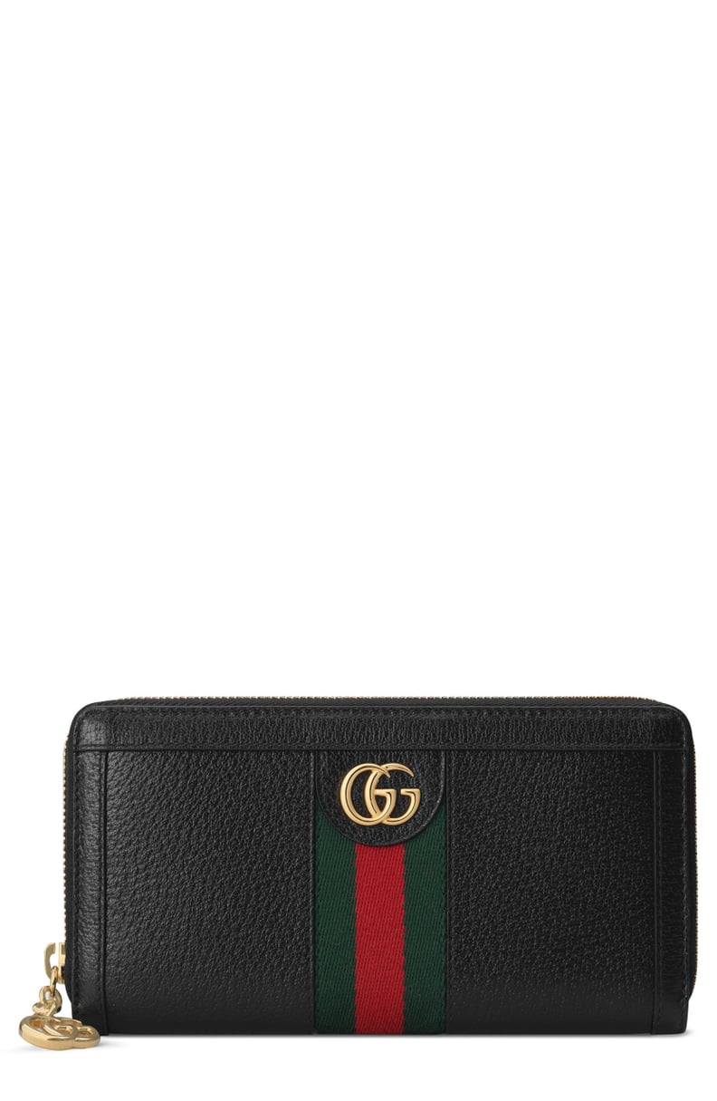 Gucci Ophidia Zip-Around Leather Wallet