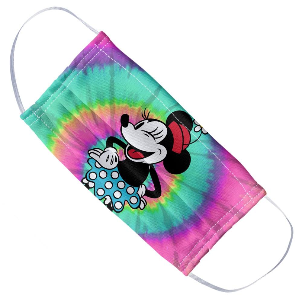 Minnie Mouse Tie Dye Cloth Face Mask