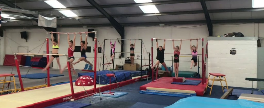 Gymnastics Bar Workout Baby Shark