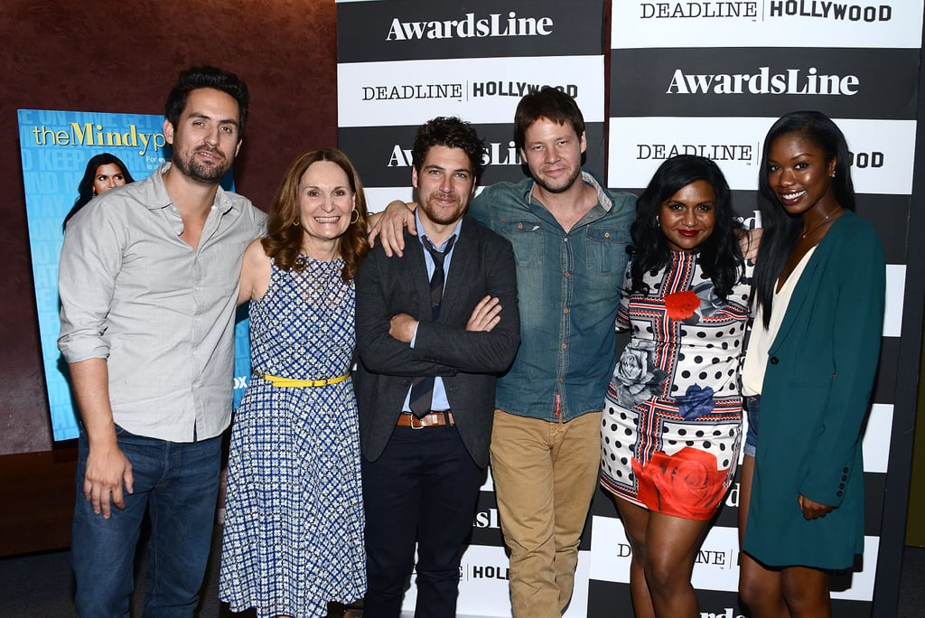 The Mindy Project's  Ed Weeks, Beth Grant, Adam Pally, Ike Barinholtz, Mindy Kaling, and Xosha Roquemore got close at a screening on Thursday in LA.