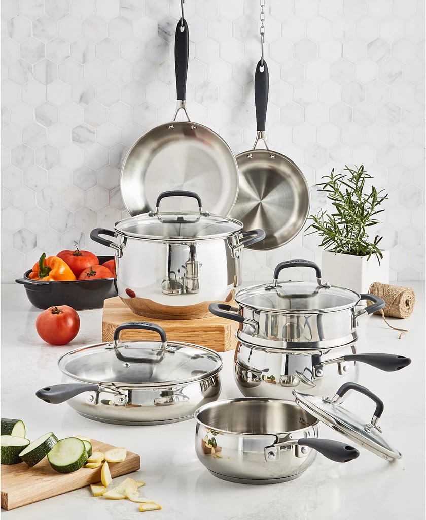 Belgique Stainless Steel 12-Pc. Cookware Set