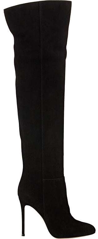 Gianvito Rossi Suede Over-the-Knee Boots